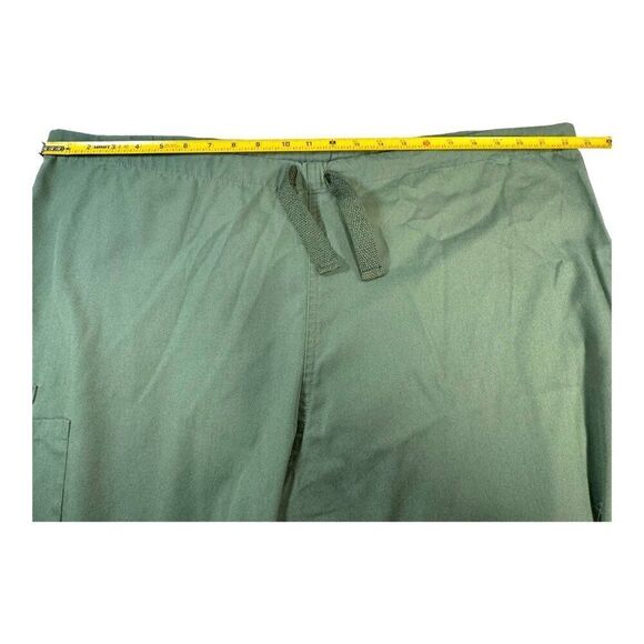 Cherokee Workwear Unisex Green Medical Scrub Pants Size L Drawstring Men Women - Picture 4 of 6